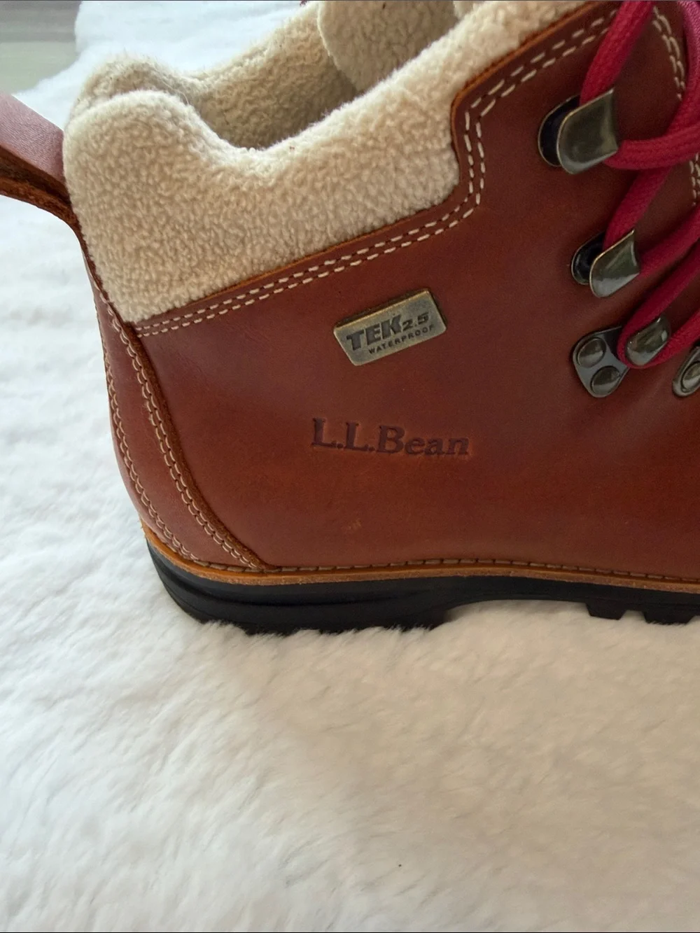 LL Bean TEK 2.5 Knife Edge Mount Katahdin Vibram Waterproof Hiking Boots size 8